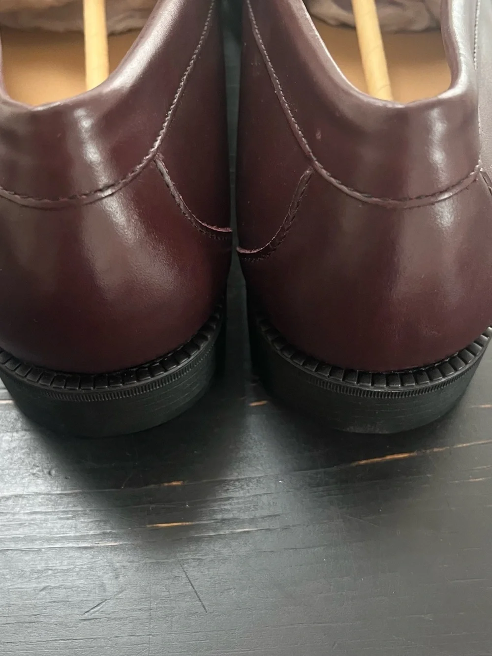 G.H.BASS Lincoln Bit Easy Weejun Loafers - Wine   Size 13